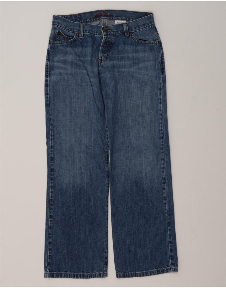 EDDIE BAUER Womens Straight Jeans W28 L29 Blue