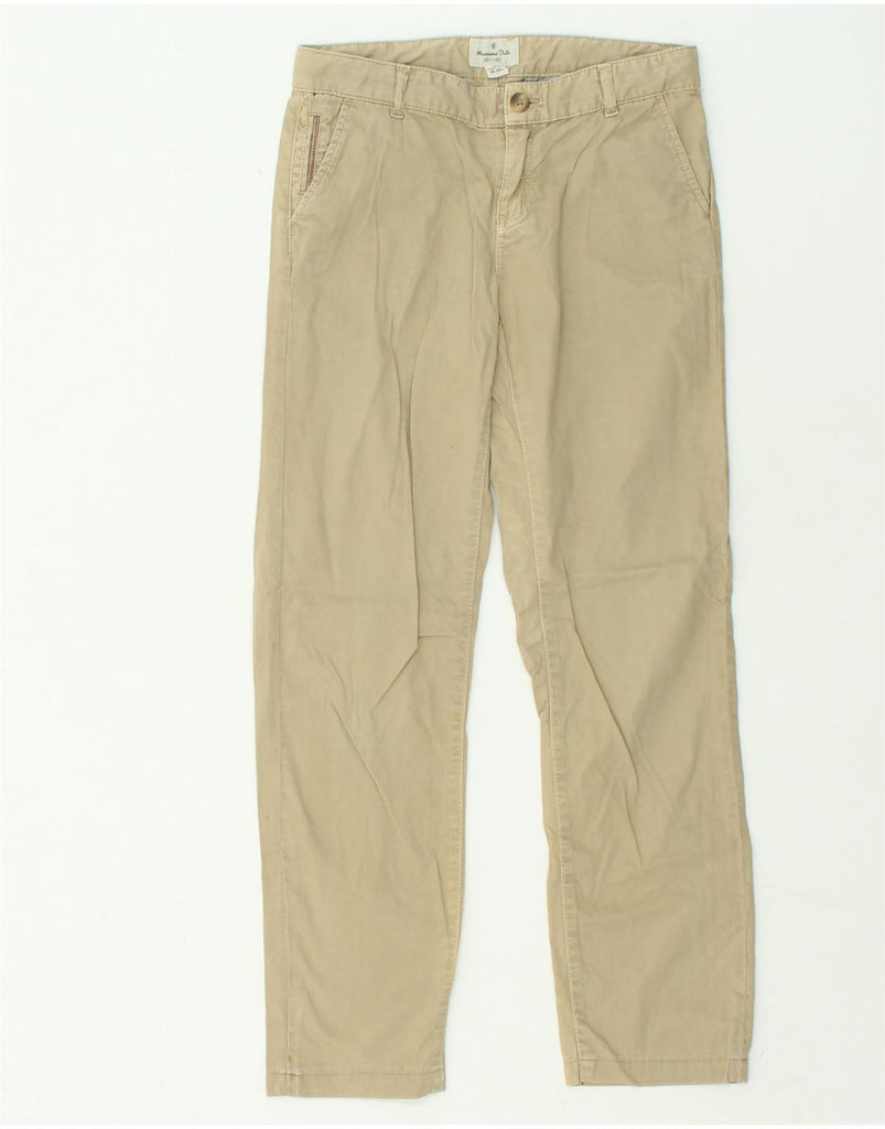 MASSIMO DUTTI Boys Straight Chino Trousers 11-12 Years W26 L26 Beige | Vintage Massimo Dutti | Thrift | Second-Hand Massimo Dutti | Used Clothing | Messina Hembry 