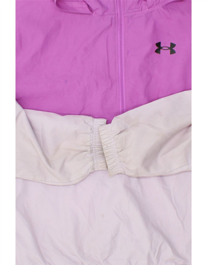 UNDER ARMOUR Girls Pullover Windbreaker Jacket 15-16 Years Purple | Vintage Under Armour | Thrift | Second-Hand Under Armour | Used Clothing | Messina Hembry 