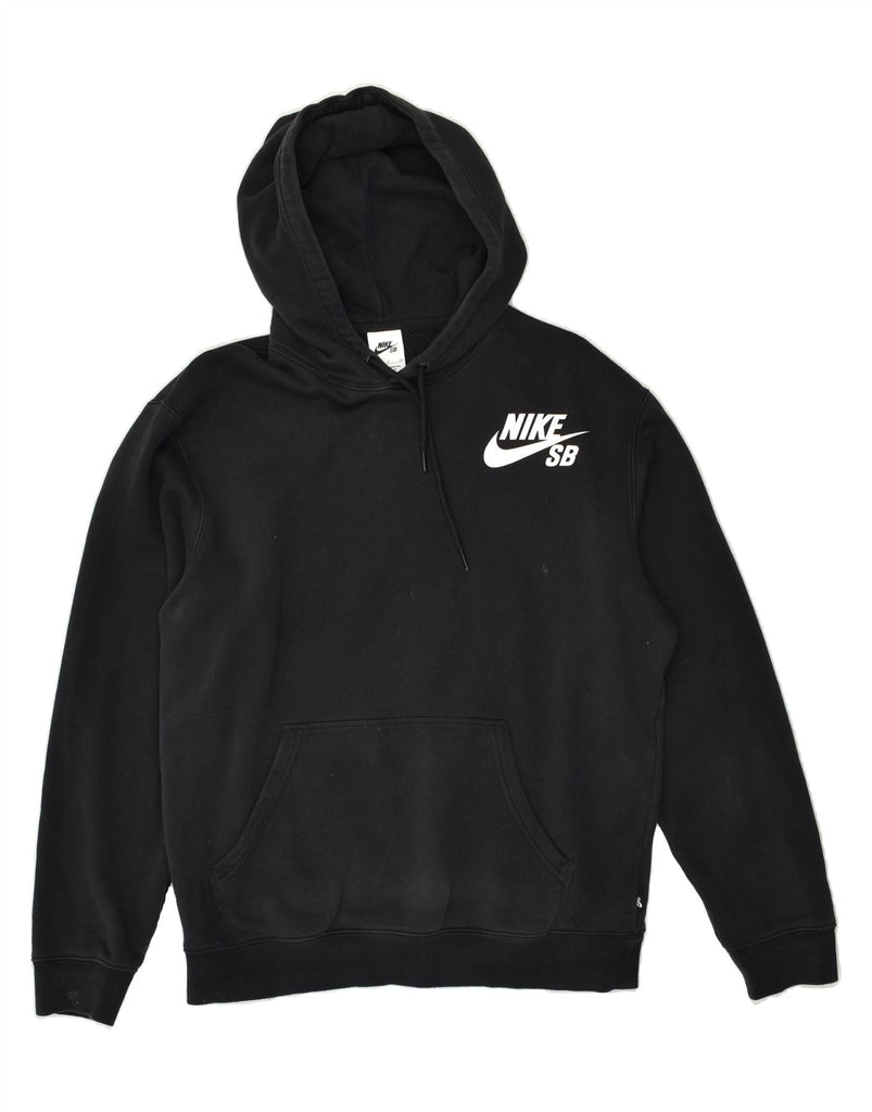 NIKE Mens Hoodie Jumper Small Black Cotton | Vintage Nike | Thrift | Second-Hand Nike | Used Clothing | Messina Hembry 