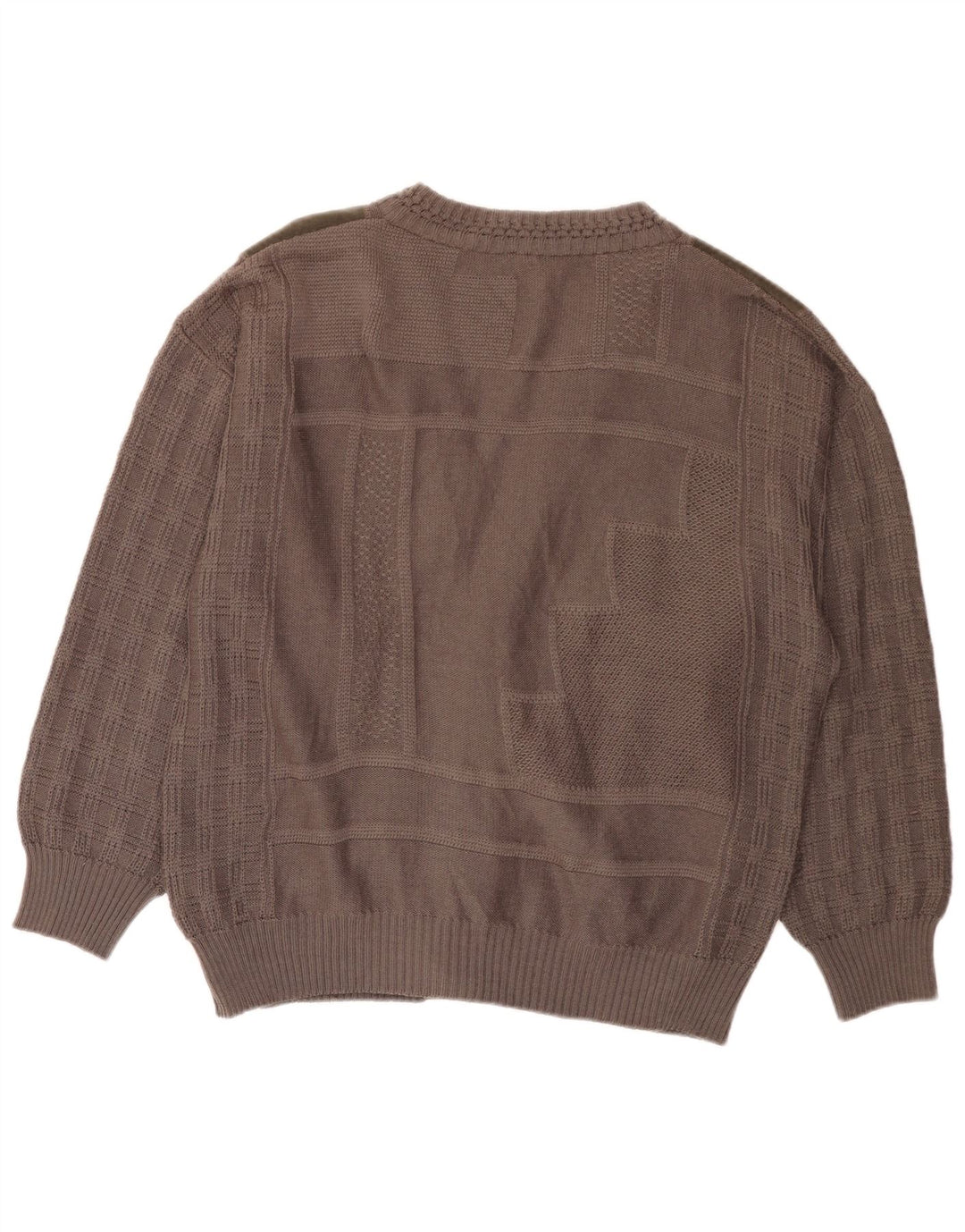 Walbusch Mens Cardigan Sweater IT 54 XL Grey Colourblock