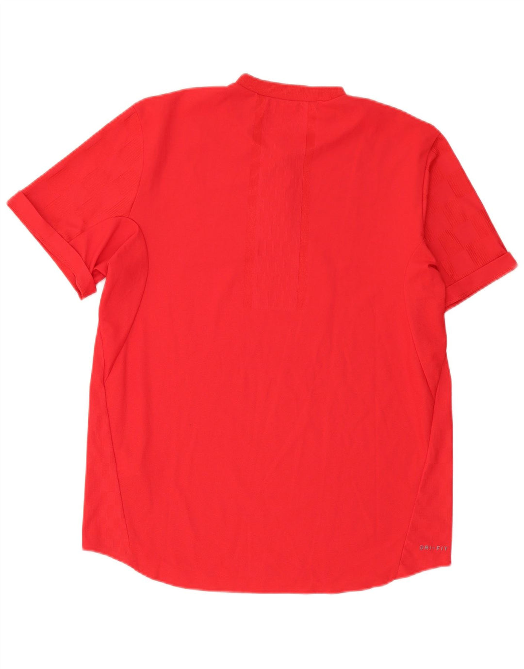 Nike Mens Dri Fit T-Shirt Top Large Red Polyester