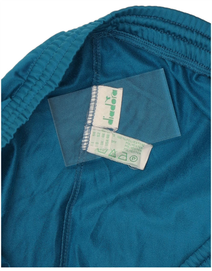 DIADORA Mens Tracksuit Trousers UK 46 XL  Blue Polyester