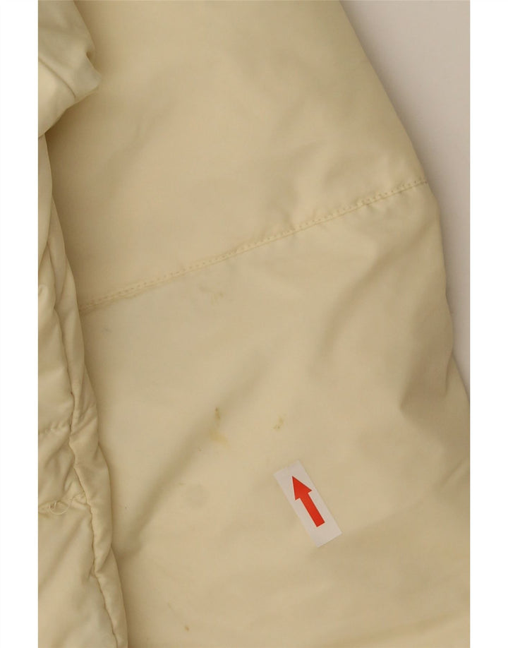 Pheder Womens Hooded Padded Coat IT 46 Large Yellow Nylon