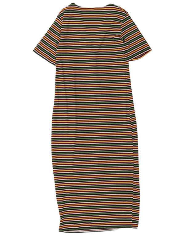 Zara Womens Trafaluc T-Shirt Dress UK 10 Small Multicoloured Striped