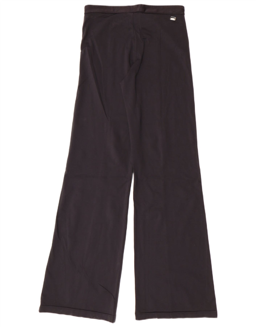 Adidas Womens Wide Leg Tracksuit Trousers UK 14 Medium  Black Polyamide