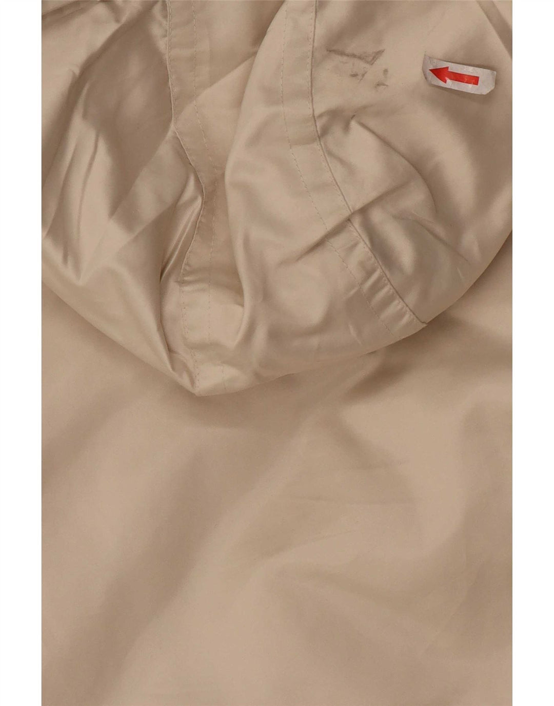 Gap Womens Hooded Windbreaker Jacket UK 14 Medium Off White