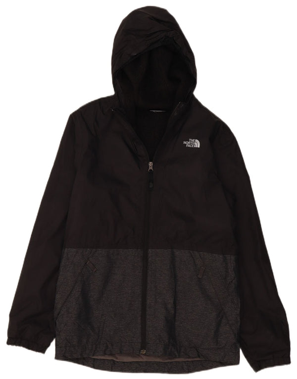 THE NORTH FACE Boys Windbreaker Jacket 14-15 Years XL Black Colourblock