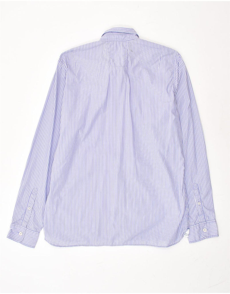 JOOP Mens Slim Fit Shirt Large Purple Pinstripe Cotton | Vintage Joop | Thrift | Second-Hand Joop | Used Clothing | Messina Hembry 