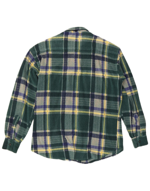 Fila Mens Fleece Shirt IT 46 Small Green