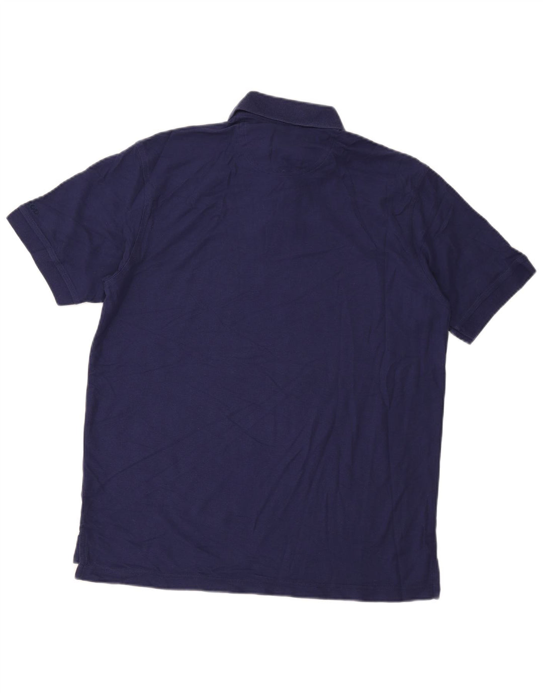 Izod Mens Polo Shirt Medium Navy Blue Cotton