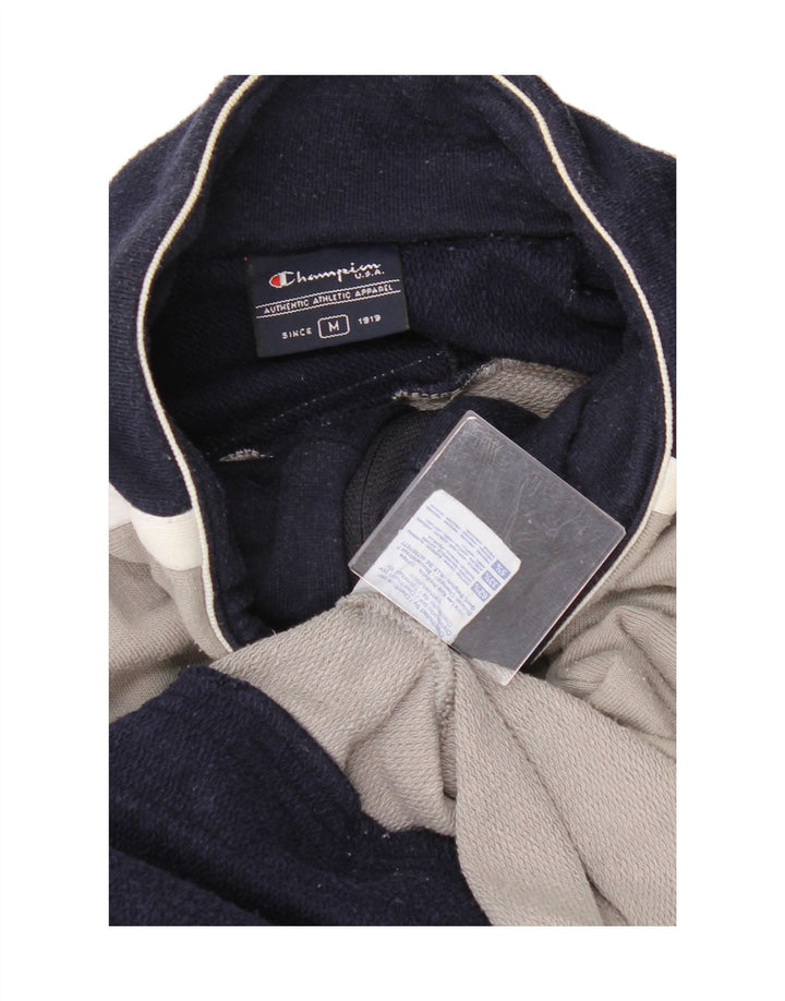 CHAMPION Mens Tracksuit Top Jacket Medium Grey Colourblock Cotton Vintage Champion and Second-Hand Champion from Messina Hembry 