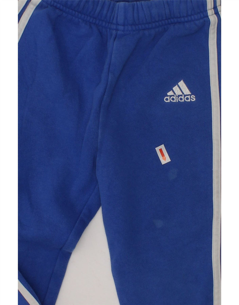 ADIDAS Boys Tracksuit Trousers Joggers 2-3 Years Blue Cotton | Vintage Adidas | Thrift | Second-Hand Adidas | Used Clothing | Messina Hembry 