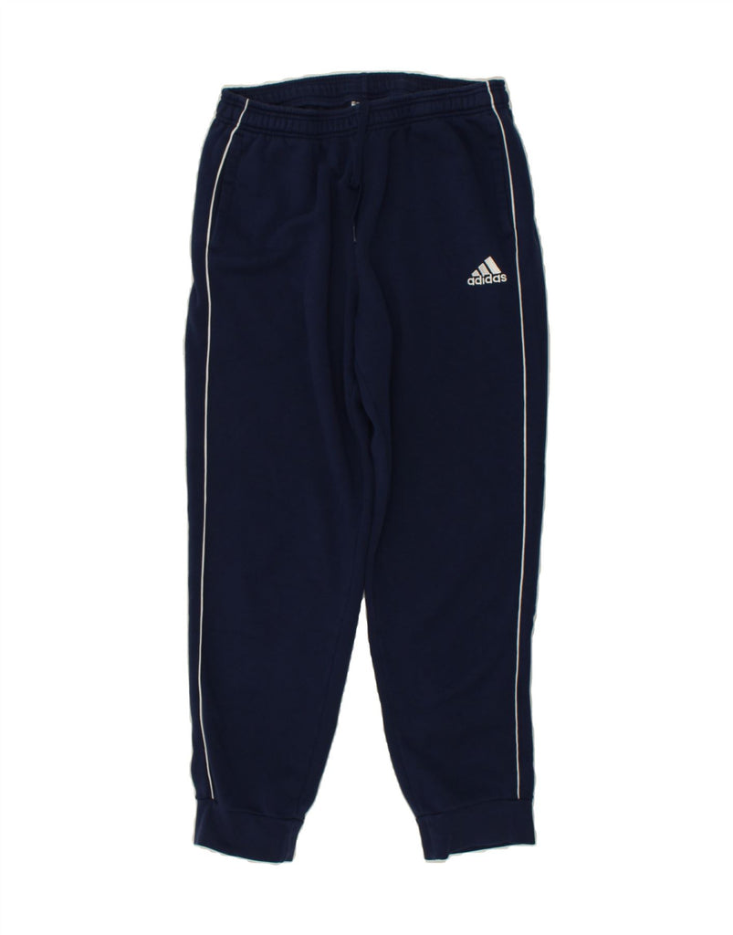 ADIDAS Mens Tracksuit Trousers Joggers Large Navy Blue Cotton Vintage Adidas and Second-Hand Adidas from Messina Hembry 