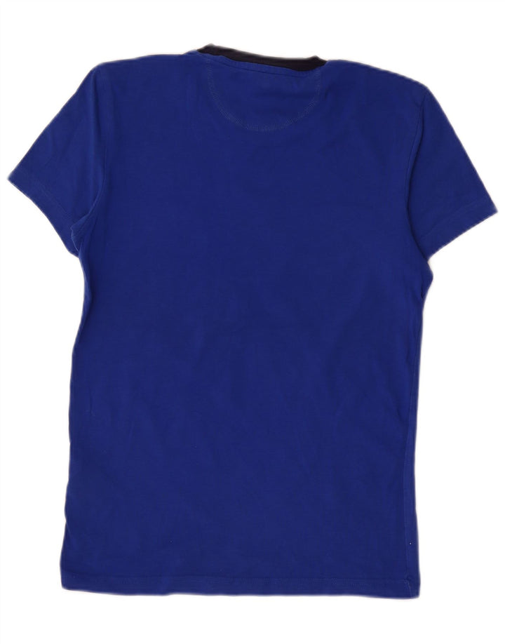 Adidas Mens Graphic T-Shirt Top Small Blue Cotton