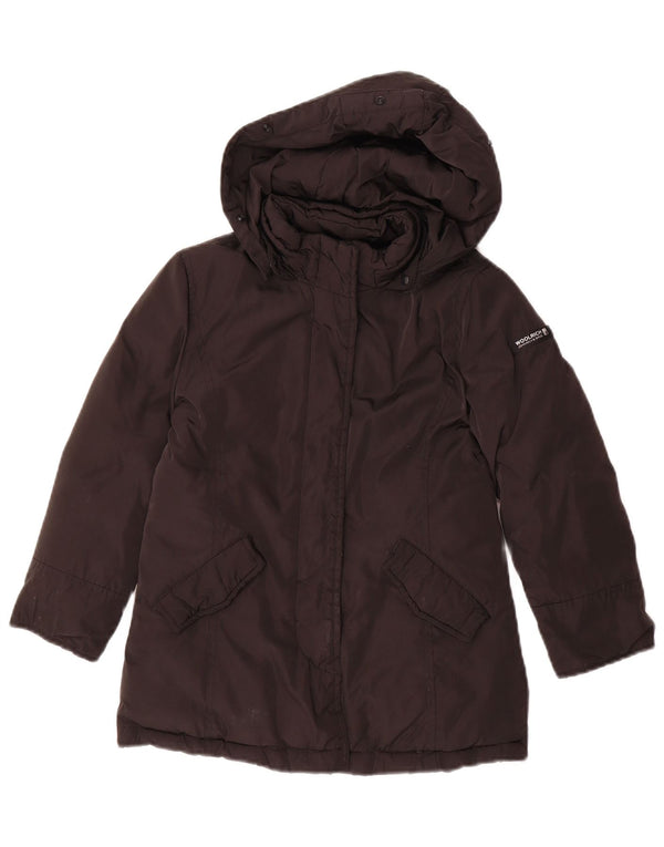 Woolrich Girls Hooded Padded Jacket 5-6 Years Black