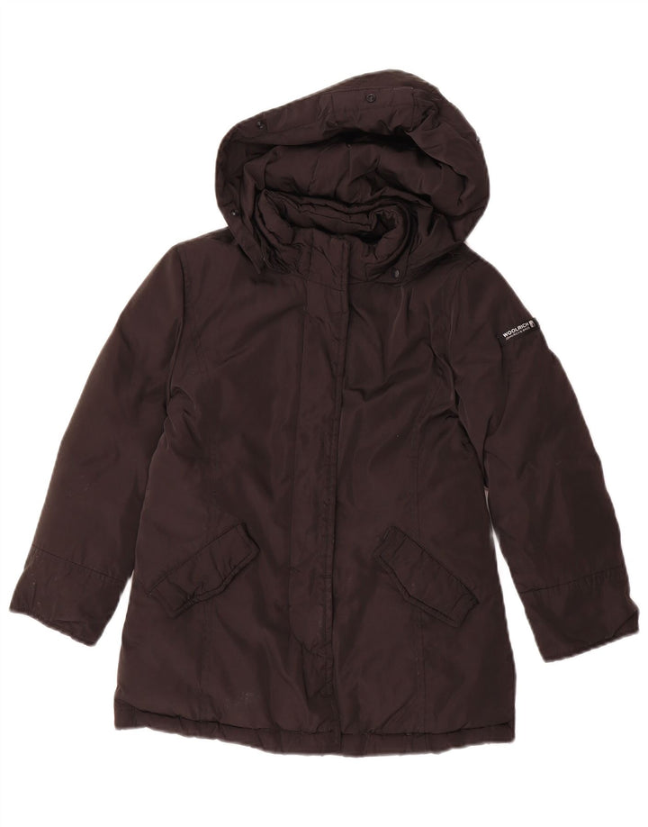 Woolrich Girls Hooded Padded Jacket 5-6 Years Black