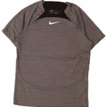 Nike Mens Dri Fit T-Shirt Top Large Grey Colourblock Polyester