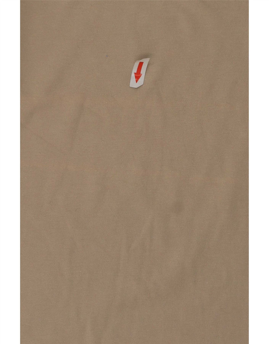 Jack Wolfskin Mens Graphic T-Shirt Top Medium Beige Cotton