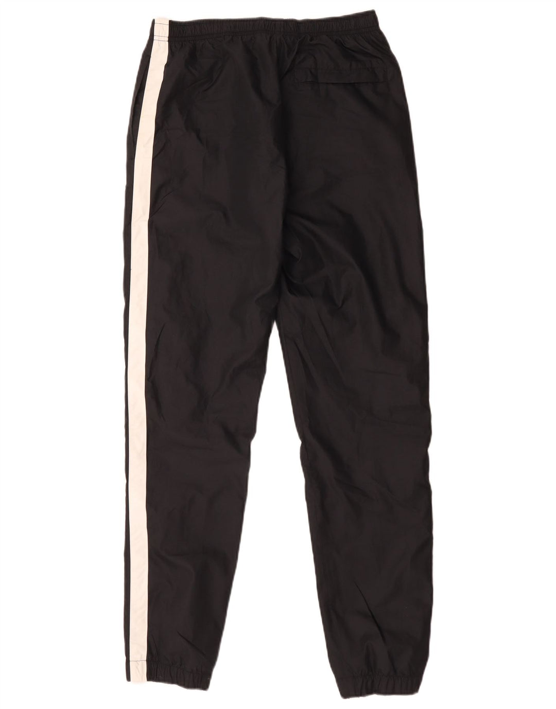 Nike Mens Tracksuit Trousers Joggers Small Black Colourblock Polyester