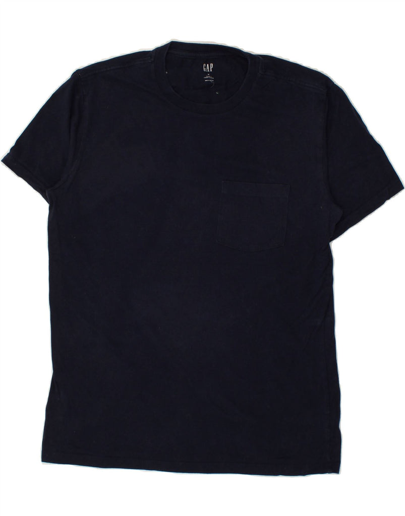 GAP Mens T-Shirt Top Medium Navy Blue Cotton | Vintage Gap | Thrift | Second-Hand Gap | Used Clothing | Messina Hembry 