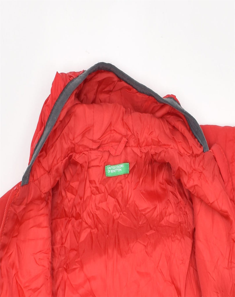 UNITED COLORS OF BENETTON Baby Boys Hooded Rain Jacket 12-18 Months Red | Vintage | Thrift | Second-Hand | Used Clothing | Messina Hembry 