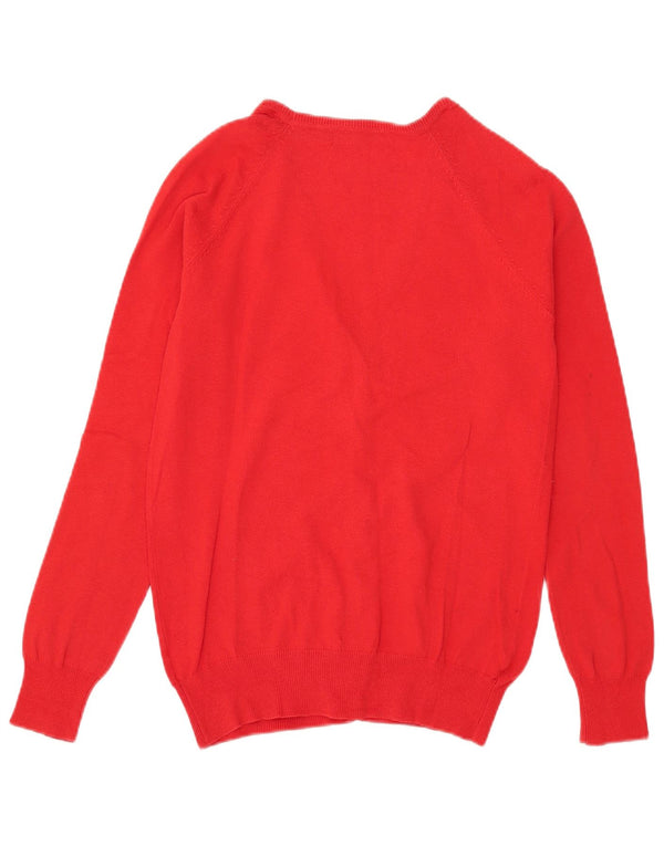 Zara Womens Cardigan Sweater UK 18 XL Red Cotton