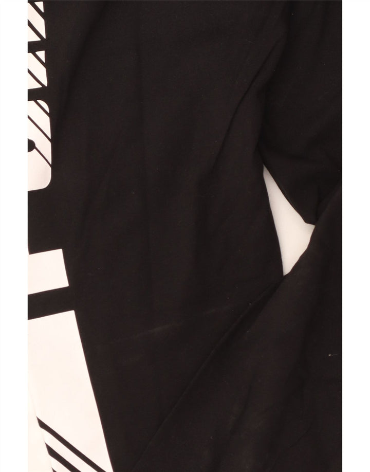 PUMA Womens Graphic Leggings UK 10 Small  Black