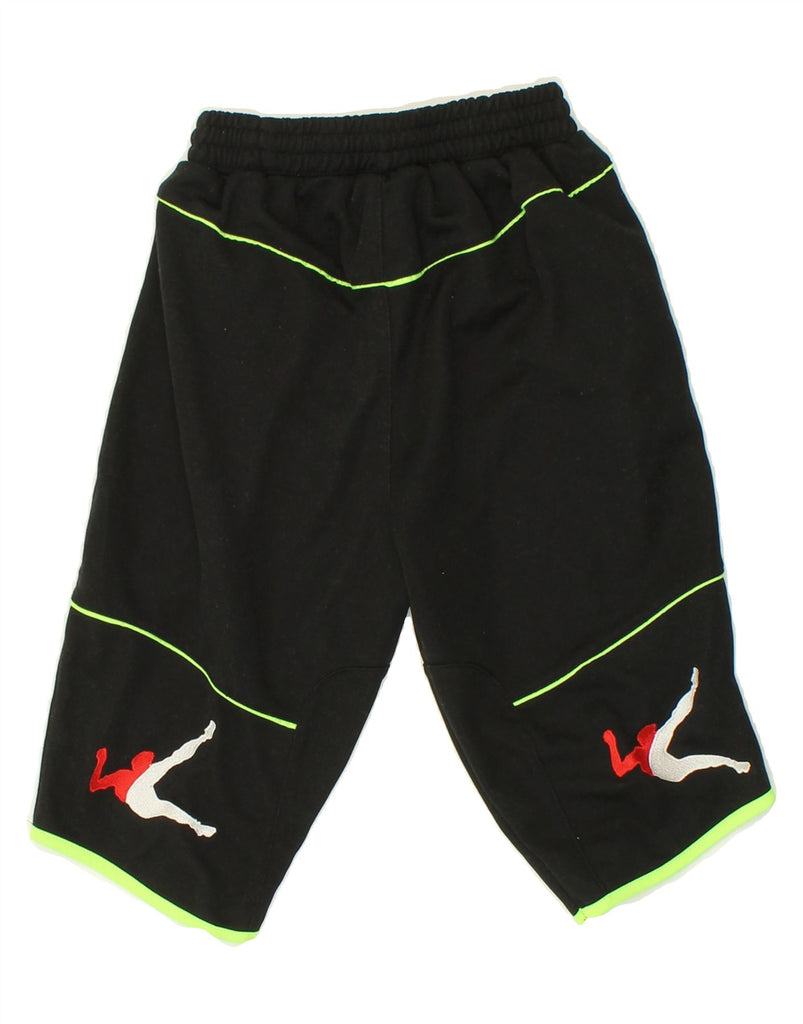 LEGEA Boys Graphic Sport Shorts 4-5 Years XS Black Polyester Vintage Legea and Second-Hand Legea from Messina Hembry 