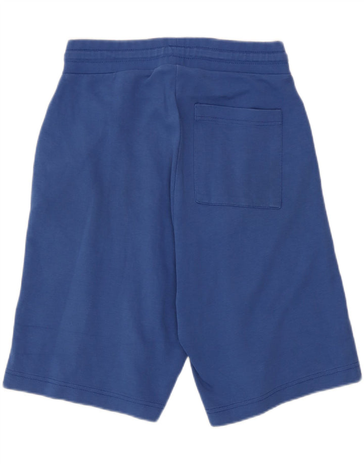 Zara Mens Sport Shorts Small Blue Cotton