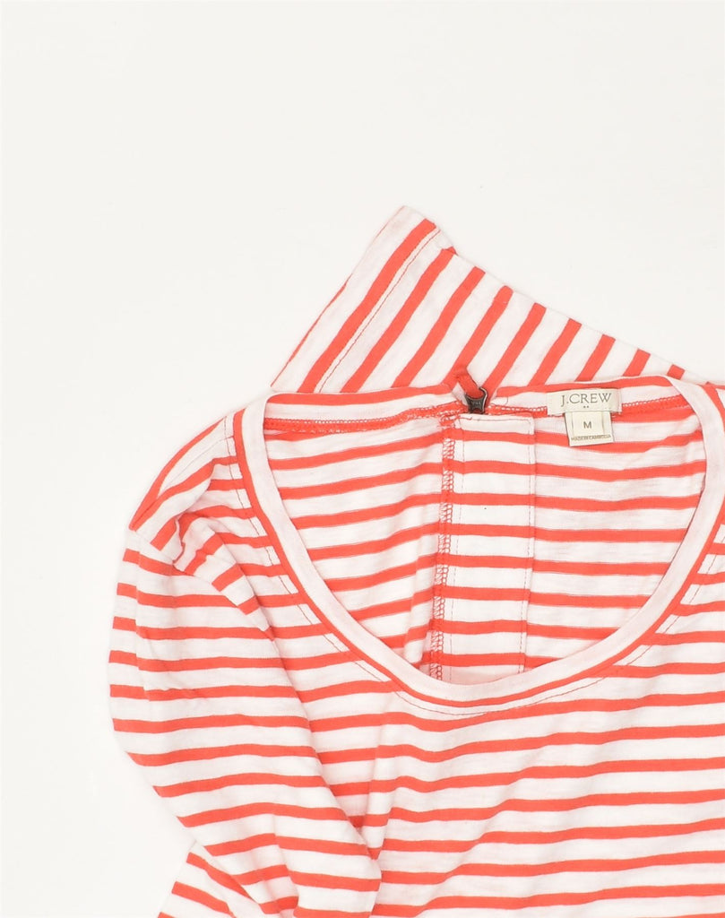 J. CREW Womens Top Long Sleeve UK 12 Medium Red Striped Cotton | Vintage J. Crew | Thrift | Second-Hand J. Crew | Used Clothing | Messina Hembry 