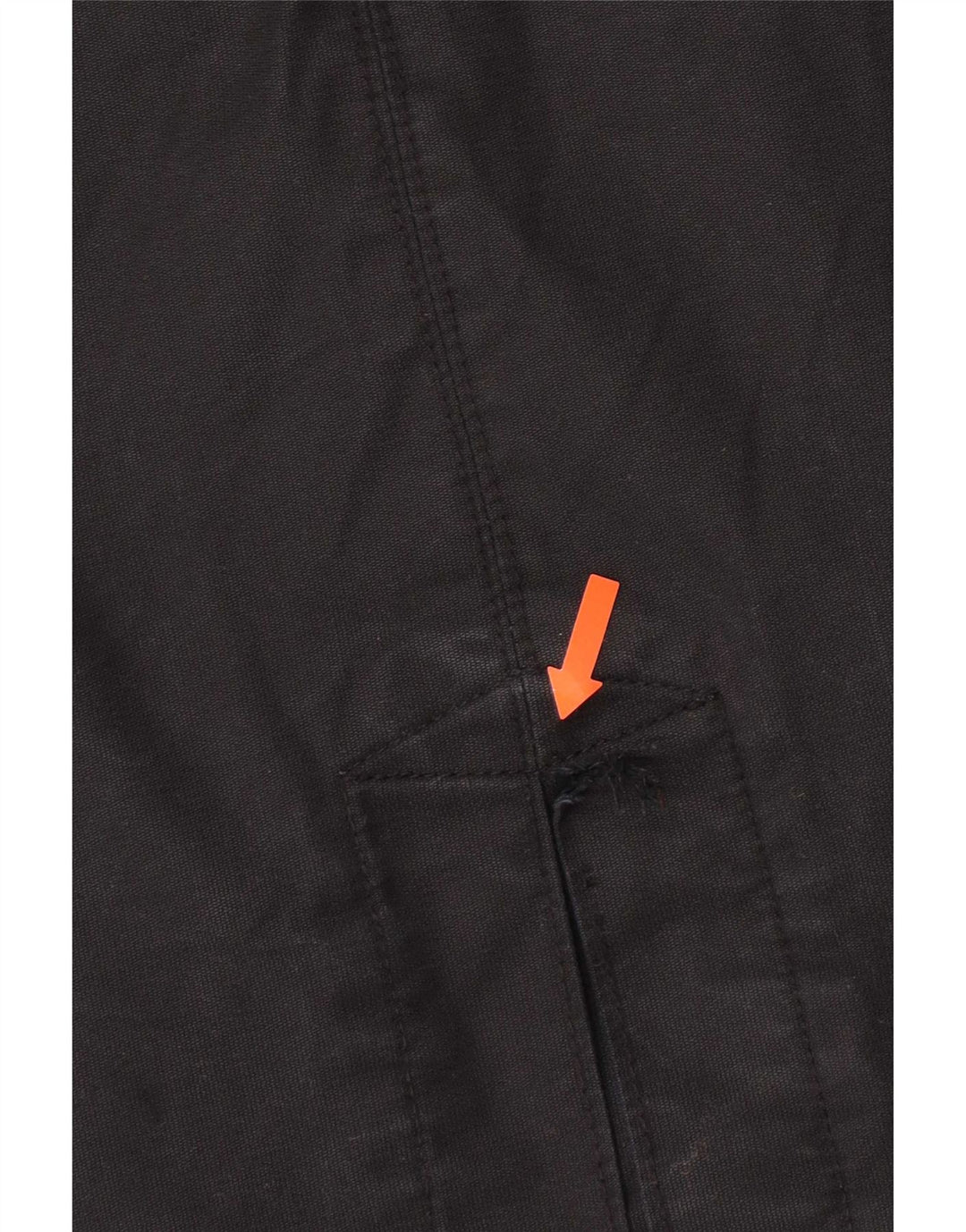 G-Star Womens Windbreaker Coat UK 40 Large Black Cotton