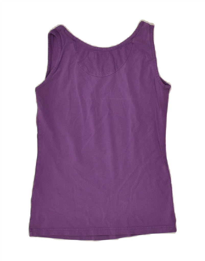 ADIDAS Girls Graphic Vest Top 11-12 Years Purple Cotton | Vintage Adidas | Thrift | Second-Hand Adidas | Used Clothing | Messina Hembry 