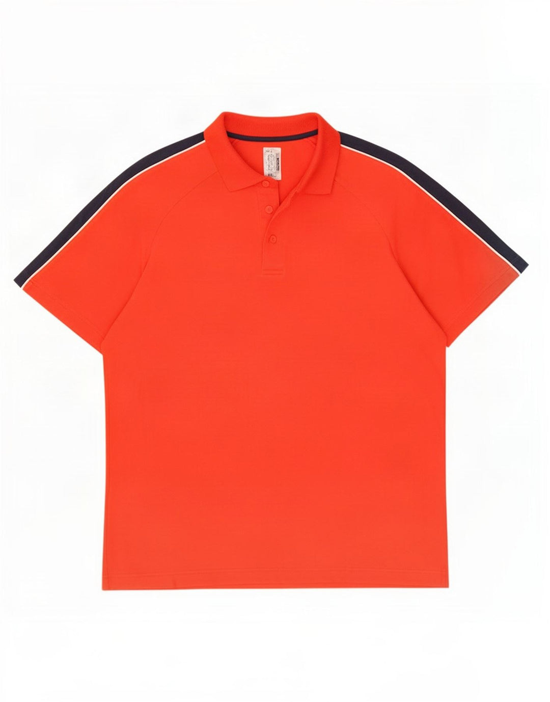 Fila Mens Polo Shirt Large Red Colourblock Polyamide