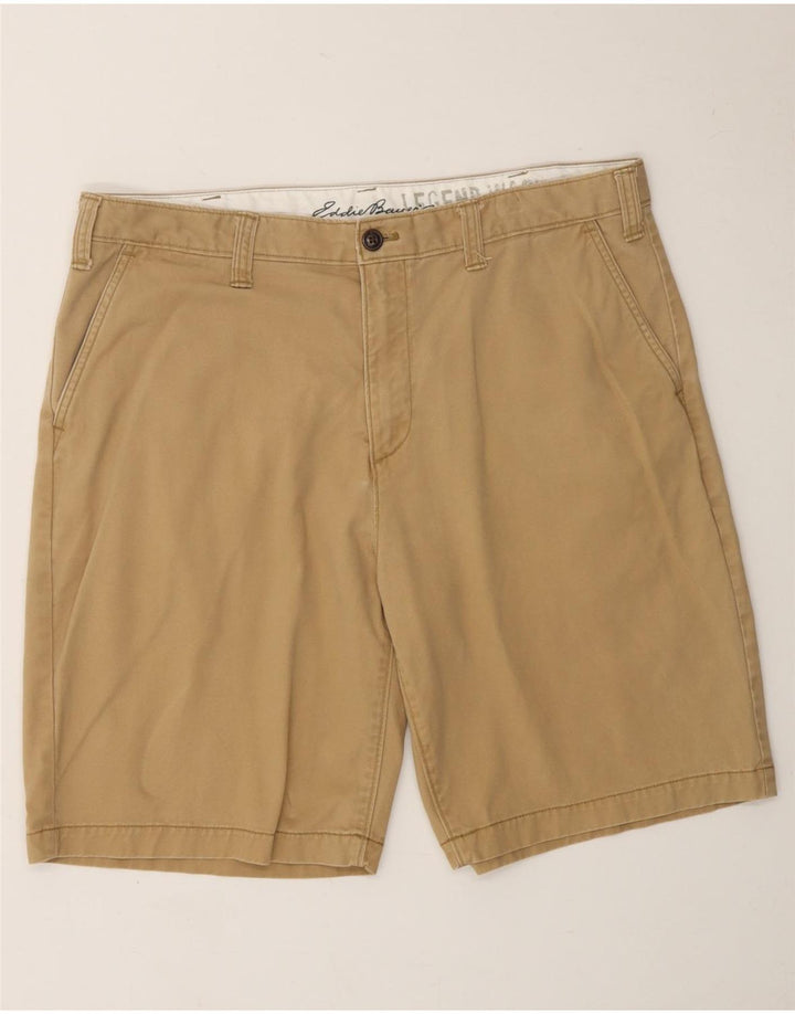 EDDIE BAUER Mens Chino Shorts W36 Large Beige Cotton Vintage Eddie Bauer and Second-Hand Eddie Bauer from Messina Hembry 
