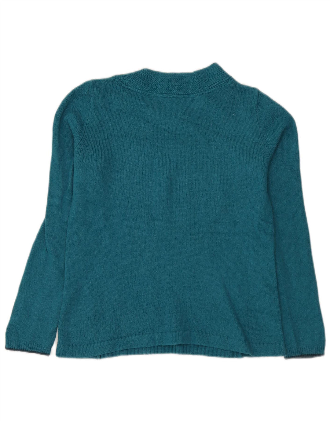 White Stuff Womens Crew Neck Jumper Sweater UK 12 Medium Blue Viscose