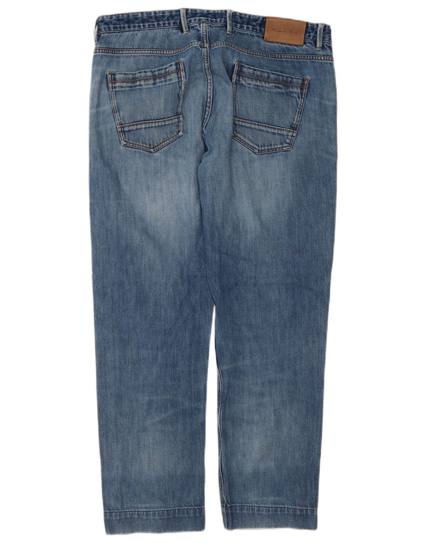 Massimo Dutti Womens Casual Fit Straight Jeans EU 44 Large W34 L28 Blue
