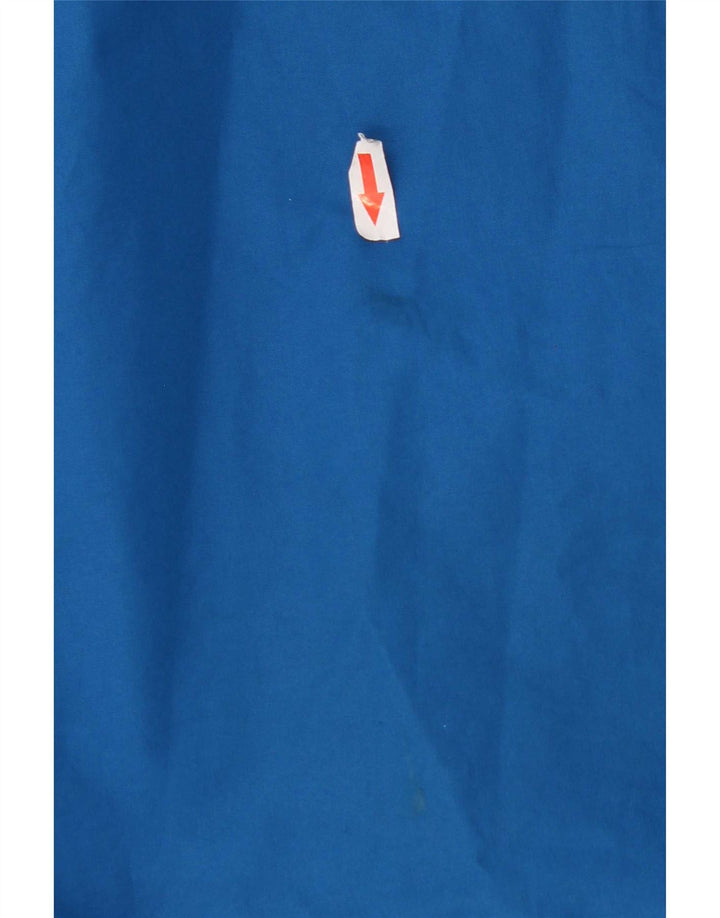 Helly Hansen Boys Graphic Hooded Rain Jacket 13-14 Years Blue Polyester