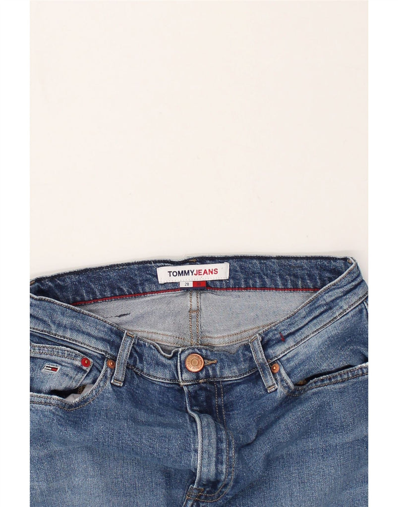 TOMMY HILFIGER Womens Straight Jeans W28 L30 Blue Cotton | Vintage Tommy Hilfiger | Thrift | Second-Hand Tommy Hilfiger | Used Clothing | Messina Hembry 