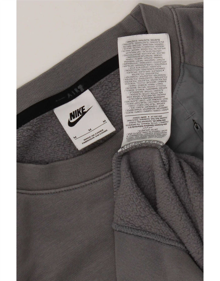 Nike Mens Graphic Sweatshirt Jumper Medium Grey Cotton