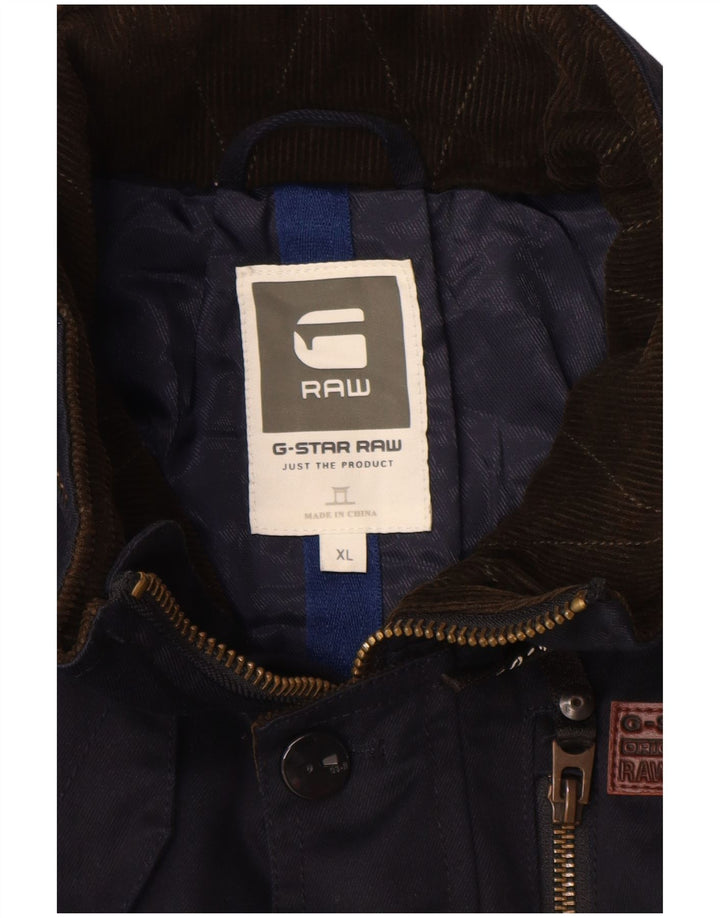 G-Star Boys Utility Jacket 13-14 Years XL Navy Blue Cotton