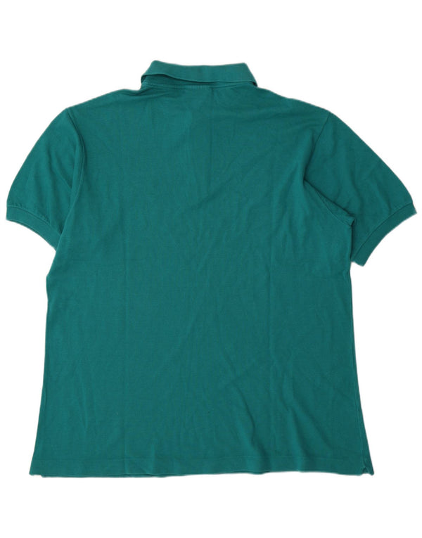 Lacoste Mens Polo Shirt Size 6 XL Green Cotton