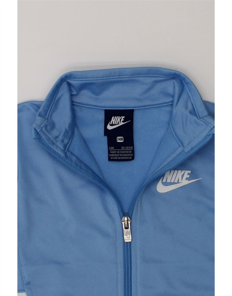 NIKE Baby Boys Tracksuit Top Jacket 18-24 Months Blue Colourblock | Vintage Nike | Thrift | Second-Hand Nike | Used Clothing | Messina Hembry 