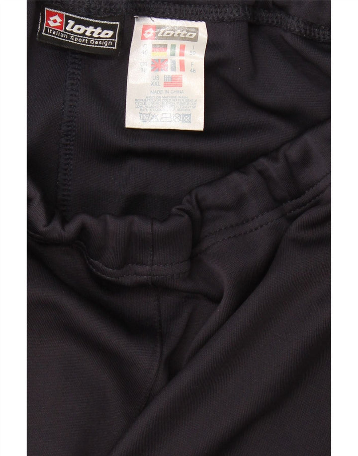 LOTTO Womens Tracksuit Trousers UK 18 XL  Navy Blue Polyester Vintage Lotto and Second-Hand Lotto from Messina Hembry 