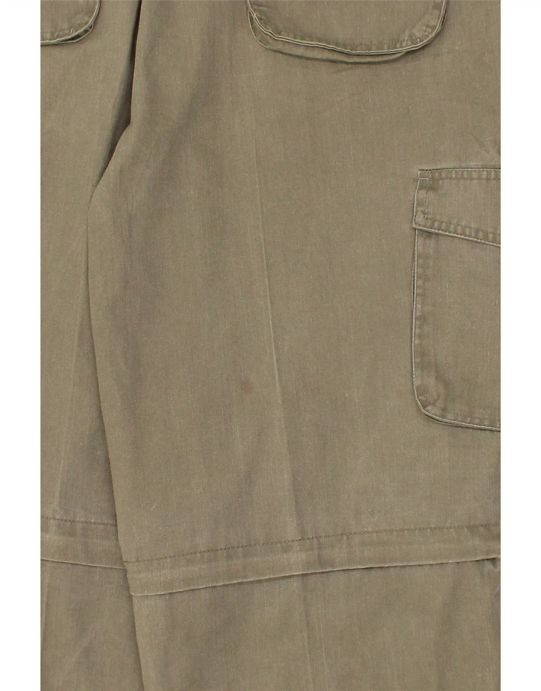 VINTAGE Womens Straight Cargo Trousers W34 L29 Khaki Vintage Vintage and Second-Hand Vintage from Messina Hembry 