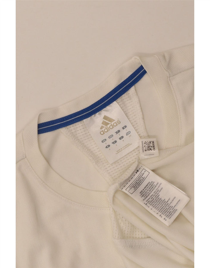 Adidas Mens Climalite Vest Top Small White Polyester