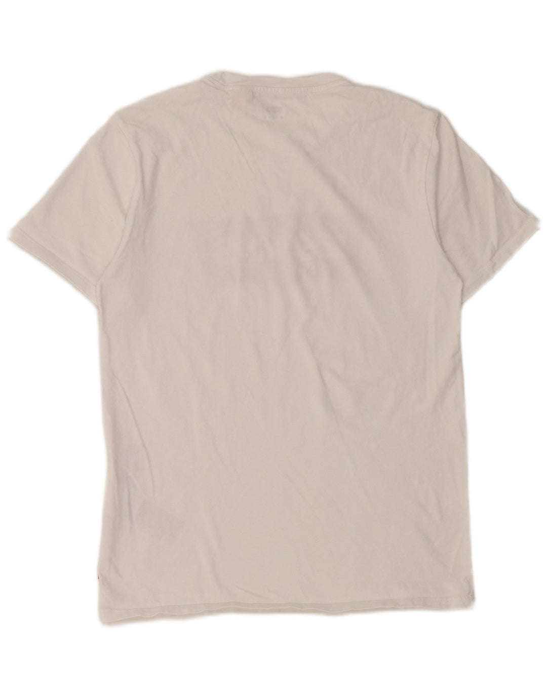 Levi's Womens Graphic T-Shirt Top UK 10 Small White Cotton