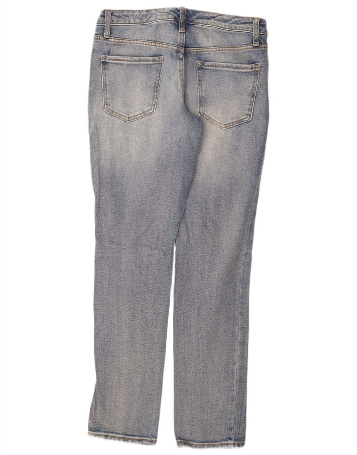 Mossimo Womens Boyfriend Tapered Jeans US 4 Small W27 L30 Blue Cotton