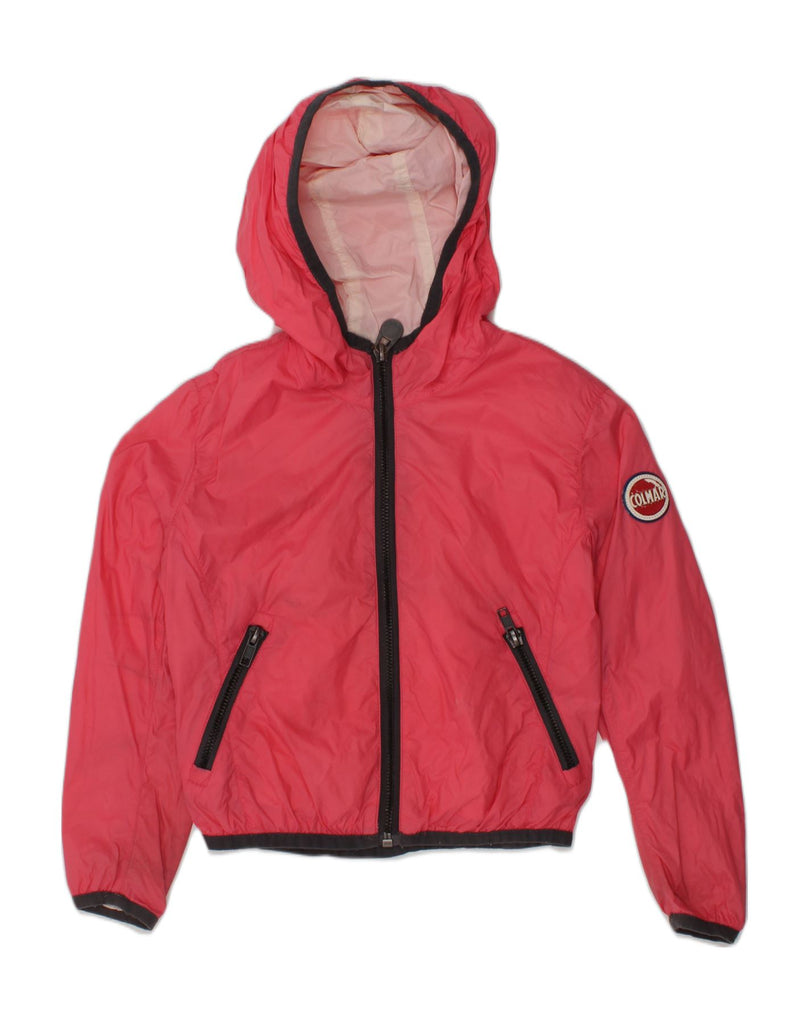 COLMAR Girls Hooded Rain Jacket 3-4 Years Red Nylon | Vintage Colmar | Thrift | Second-Hand Colmar | Used Clothing | Messina Hembry 