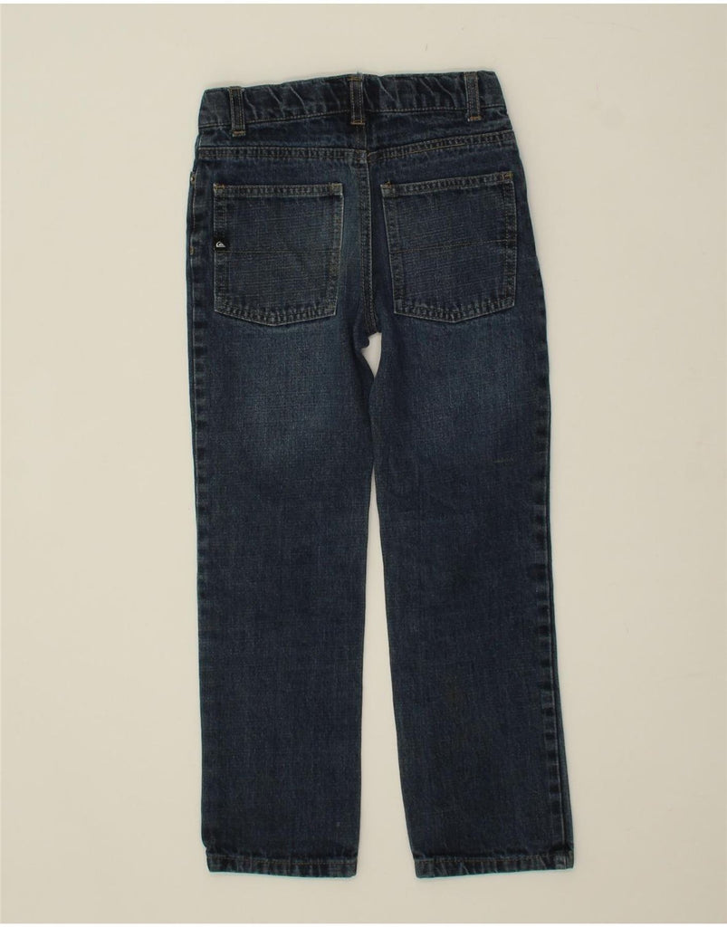 QUIKSILVER Boys Straight Jeans 6-7 Years W22 L21 Navy Blue Cotton Vintage Quiksilver and Second-Hand Quiksilver from Messina Hembry 